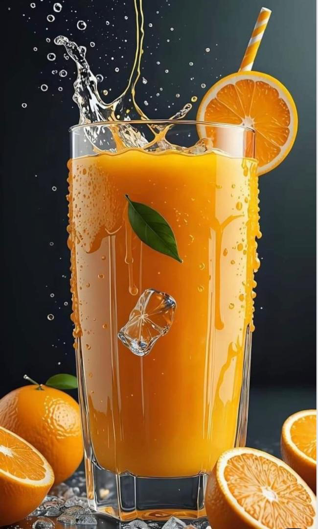 Jus orange menthe